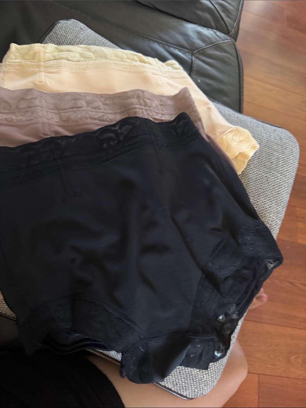 Women’s High-Waist Shapewear Briefs - Black, Nude & Cream